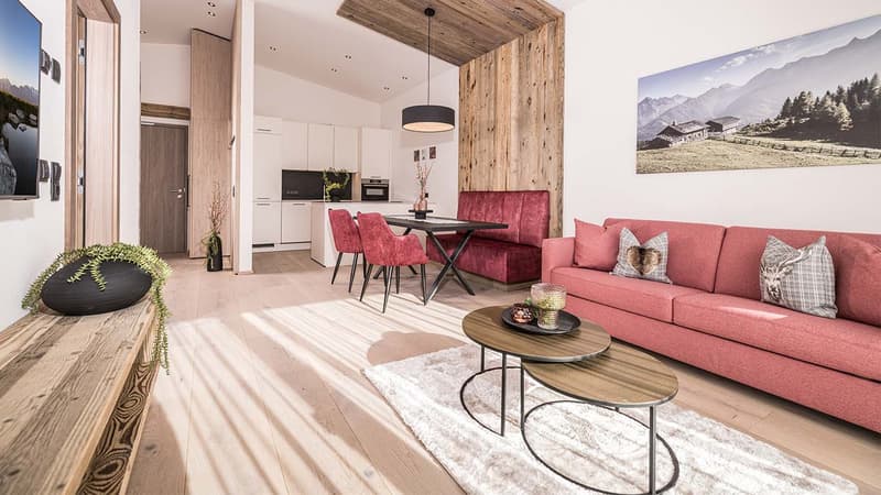 Wohnbereich einer Ferienwohnung