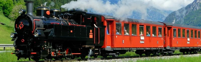 Dampfzug im Zillertal