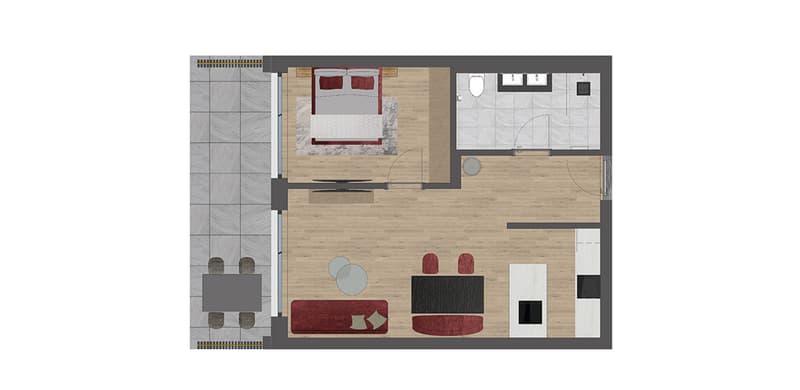Floor plan Apartment Top 04